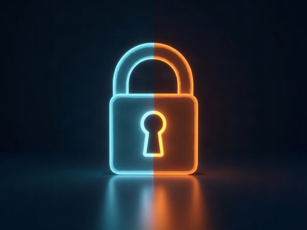Two padlocks side by side symbolising open versus restrictive AI model licensing