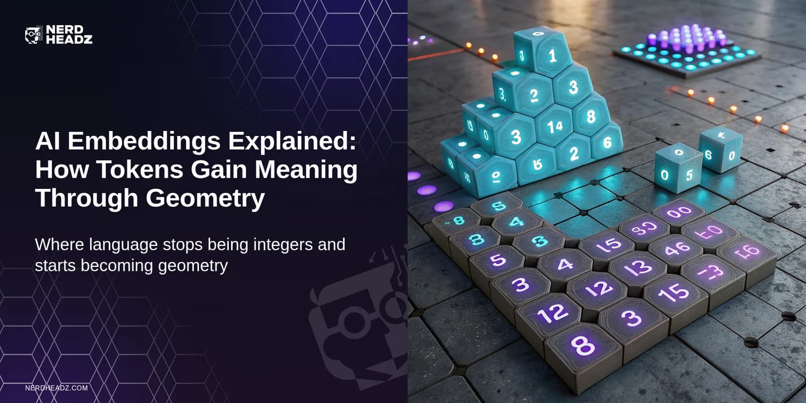 AI Embeddings Explained: How Tokens Gain Meaning Through Geometry