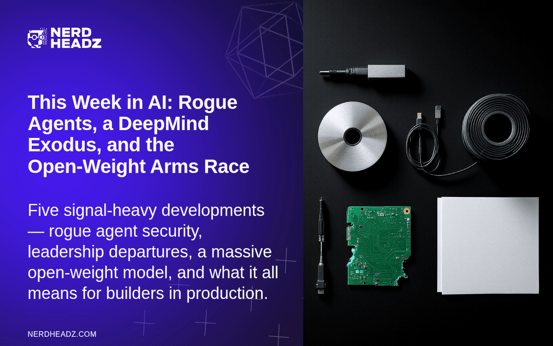 This Week in AI: Rogue Agents, a DeepMind Exodus, and the Open-Weight Arms Race