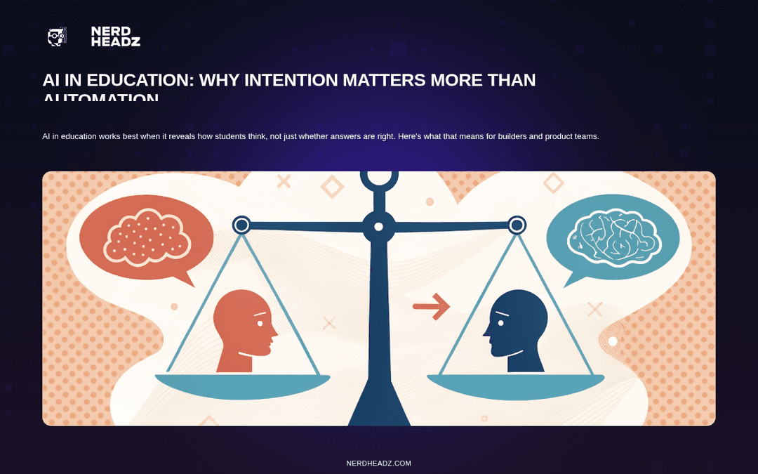 AI in Education: Why Intention Matters More Than Automation