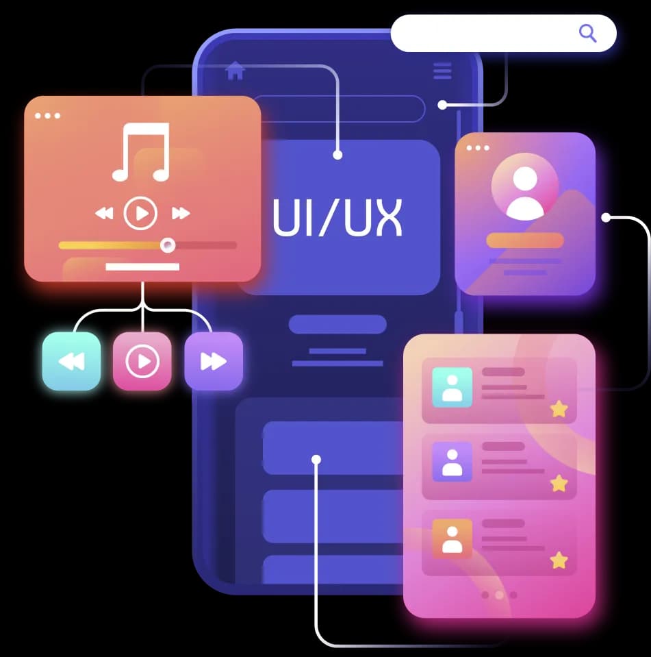 UX/UI Design Services illustration
