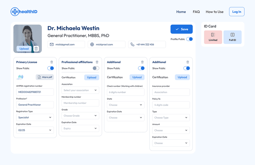 HealthID | NerdHeadz