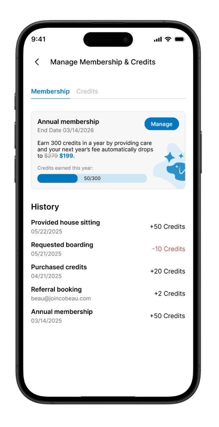PetSitters App screen 3