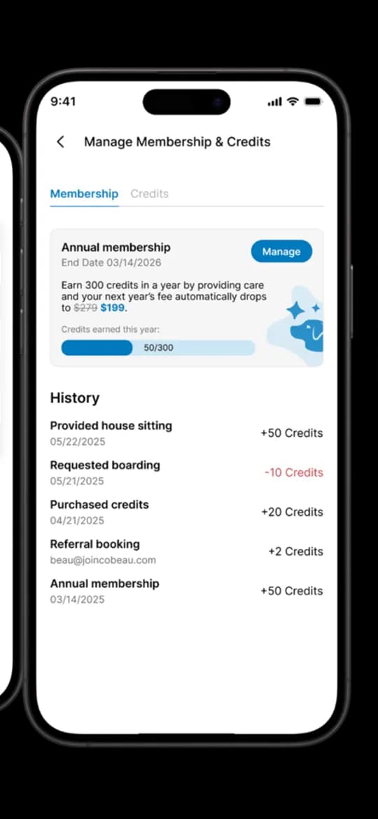 Cobeau — community dog walking & sitting app