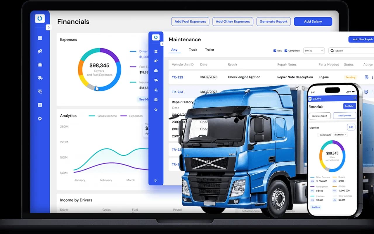 Trucking88 Dispatch — transport management dashboard