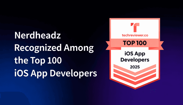 Nerdheadz Recognized in the Top 100 iOS App Developers