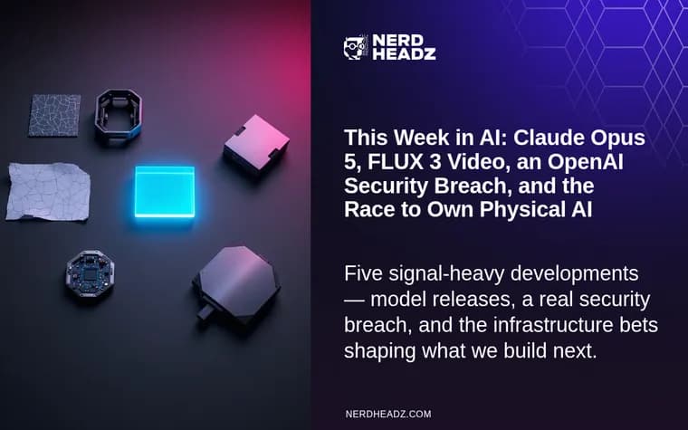 This Week in AI: Claude Opus 5, FLUX 3 Video, an OpenAI Security Breach, and the Race to Own Physical AI thumbnail