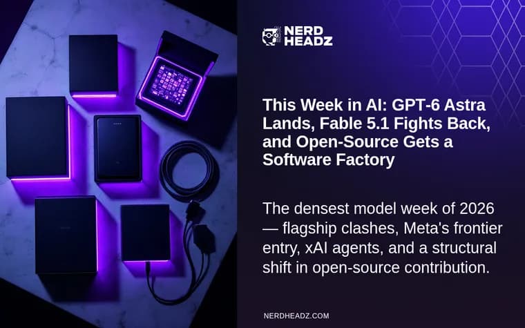 This Week in AI: GPT-6 Astra Lands, Fable 5.1 Fights Back, and Open-Source Gets a Software Factory thumbnail