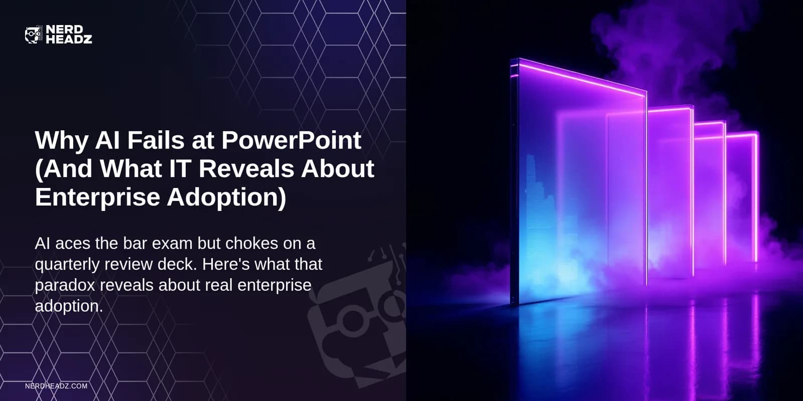 Why AI Fails at PowerPoint (And What It Reveals About Enterprise Adoption)