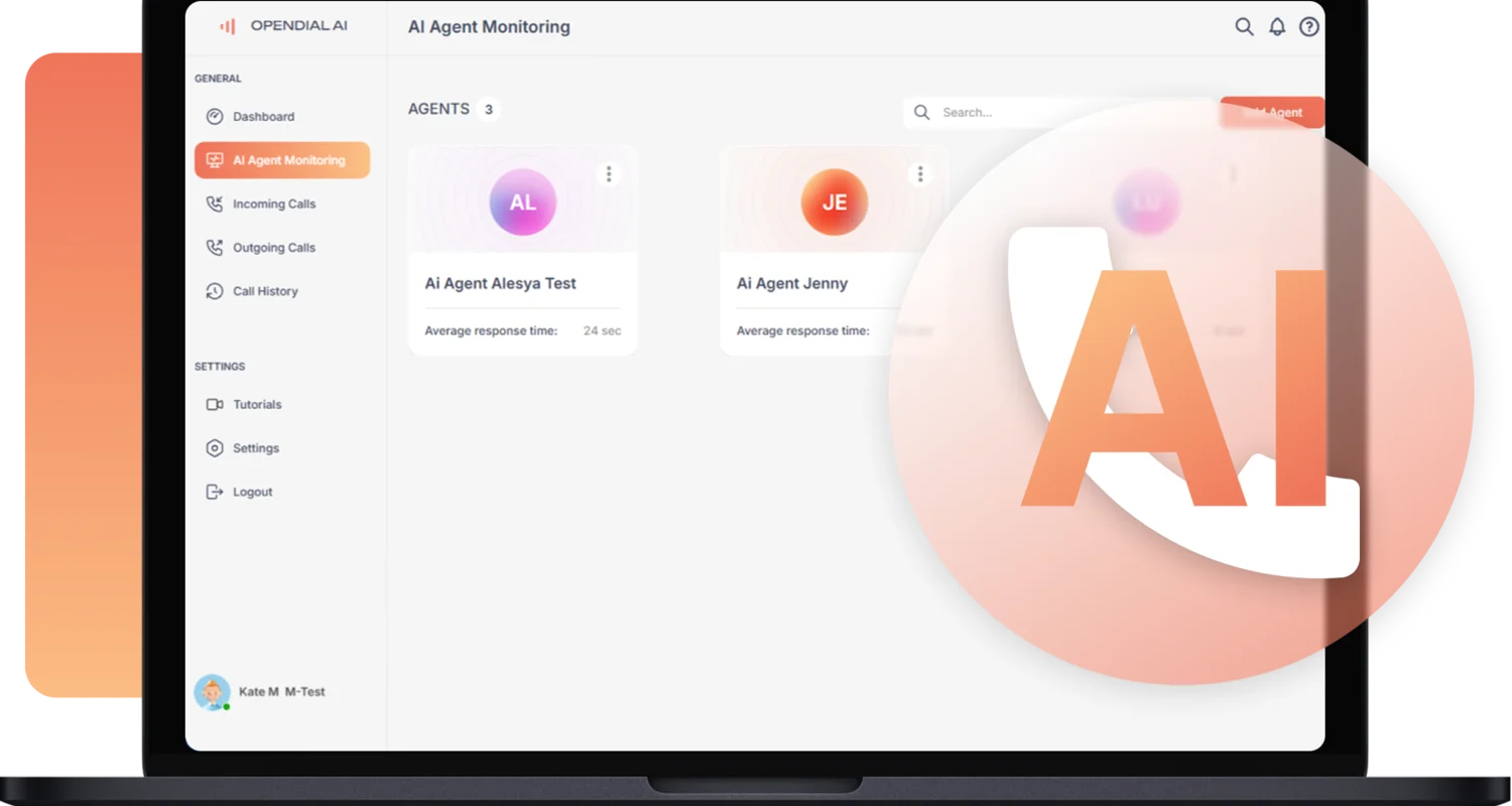 AI Agent Monitoring dashboard