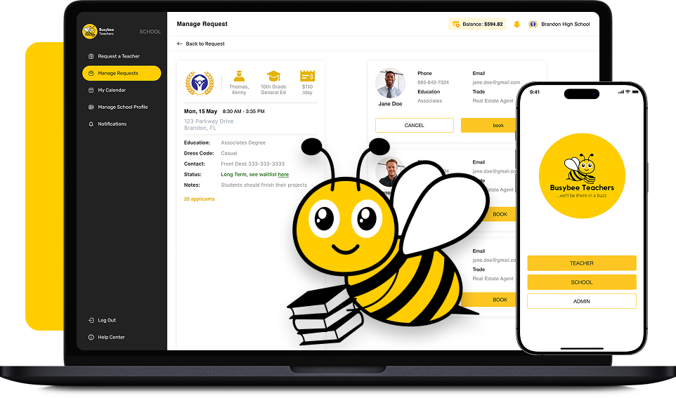 BusyBee project screenshot